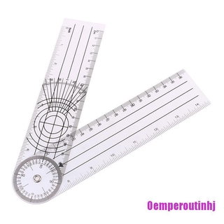 OempBR 1 pieza regla de goniómetro Multi-Ruler/regla espinal médica/herramienta de medición de 360 grados