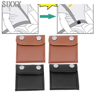 Sixxx 2 piezas ajustadores de cinturón de seguridad Universal para vehículos/cubiertas de seguridad para automóvil (7)