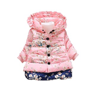 Bebé niñas chamarra niños ropa de impresión abrigo niñas invierno caliente disfraz ropa de abrigo niños con capucha gruesa chaquetas ropa (1)