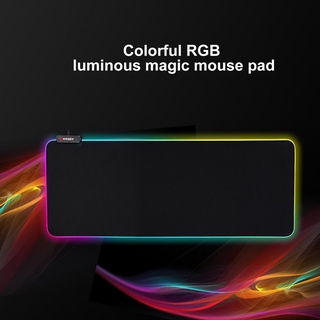 1 alfombrilla de ratón colorida rgb luminosa sinfonía para juegos, rgb, colorido, alfombrilla de ratón grande (4)