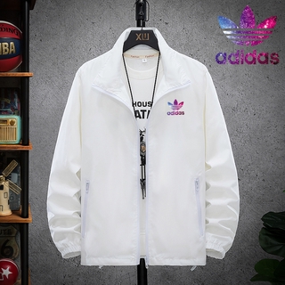 adidas [inventario disponible]/chaqueta deportiva casual transpirable con diseño de cielo estrellado slim fit all-match chaqueta
