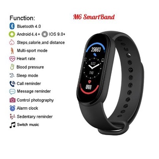🔥100% Original🔥reloj inteligente m5 m6/Xiaomi mi band 6 pk mi band 5 à prova d’água com Bluetooth 4.2 Monitor Cardíaco Smartwatch m5 m6 so high.br