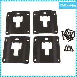 4 pcs Truck Bed Cargo Tie Down Brackets Plates for Ford F150 Replacement