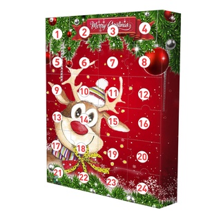 24 días navidad cuenta regresiva calendario sorpresa resina colgante llavero adornos decoración regalo de navidad 1