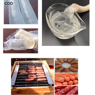 [cod] 16 mm comestible salchicha herramientas de embalaje de salchicha tubos carcasa para fabricante de salchichas 17m caliente (8)