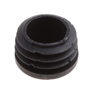 Tern 10Pcs Negro Plástico Muebles Pierna Enchufe Tapón Extremo Tapa Bung Para Tubo Redondo (4)