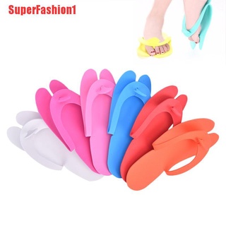 SF 12 pares de zapatillas de espuma desechables Salon Spa pedicura sandalias de espuma Slippper (6)