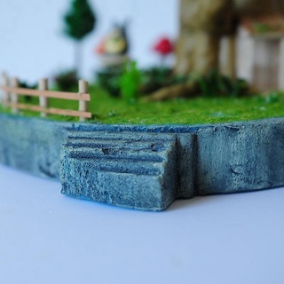 juego de 5 placas de espuma de espuma modelo diorama base montañas edificios diy