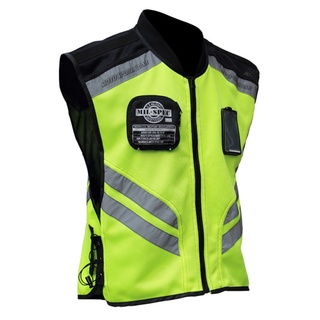 Chaqueta de motocicleta reflectante chaleco de alta visibilidad noche brillante advertencia seguridad noche equitación uniforme