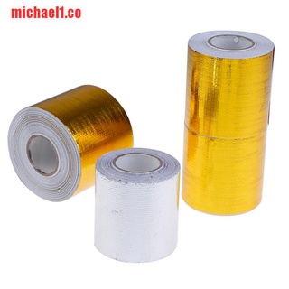 【michael1】Exhaust Pipe Aluminum Foil High Temperature Wrap Tape Reflecti (1)