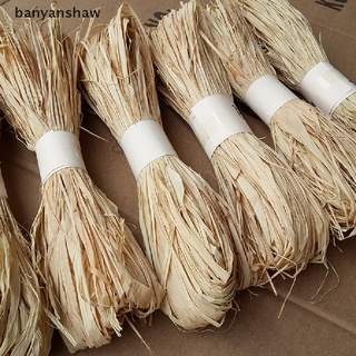 banyanshaw 1 pc/set raffia natural reed tying craft cinta de papel twine 30g co