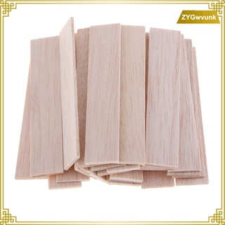 piezas de madera palos de madera pie rectángulo en forma de madera sin terminar es fácil de pintar, manchar, embellecer perfecto para el proyecto de arte y artesanía, natural