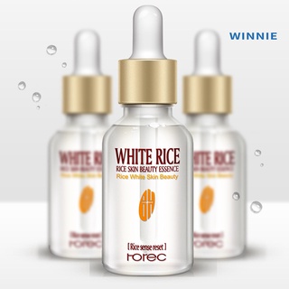 [winnie] arroz blanco nutritivo esencia líquida brillante suero hidratante cuidado de la piel