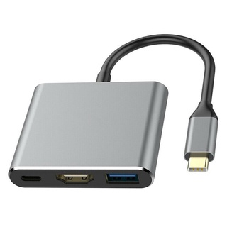 Tipo C USB 3.1 a USB-C 4K HDMI Compatible USB 3.0 adaptador 3 en 1 Hub
