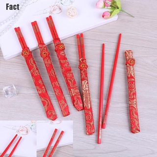 [Interfunfact] Palillos de bambú de China, diseño de dragón rojo, reutilizable, 1 par de palillos útiles [caliente]