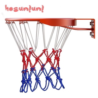 Tri [hosunlunl] Red de baloncesto todo clima rojo+blanco+azul tricolor baloncesto Red