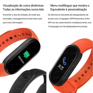 M5 Smartwatch Bluetooth 4.2 monitor De Frecuencia Cardíaca/Rastreador De fitness (6)