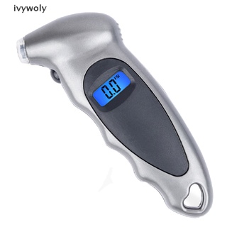 ivywoly digital coche neumático neumático medidor de presión de aire medidor de pantalla lcd barómetros probador co (6)