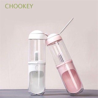 CHOOKEY Pet Accessories Dog Water Bottle Leakproof Drinking Bowl Water Dispenser Portable Water Cup Outdoor Travel Multifunctional Cat Puppy Pet Feeder/Multicolor