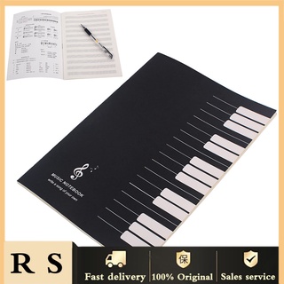 [ninkan] 32 páginas notas de música stave escritura dibujo registro de papel cuaderno músico herramienta