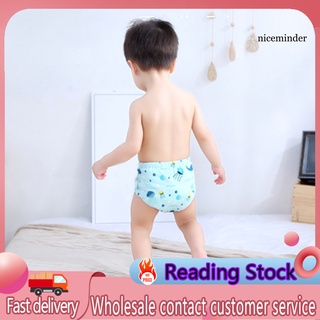 Nice_Pantalón de entrenamiento para bebés lavable transpirable reutilizable pañal ajustable cubierta de pañales para bebé (1)