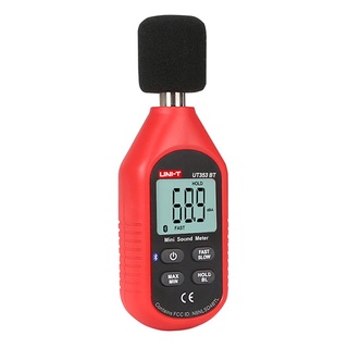 [qilin] Medidor de nivel de sonidout353bt Digital inalámbrico medidor de ruido probador de 30-130dB decibelios