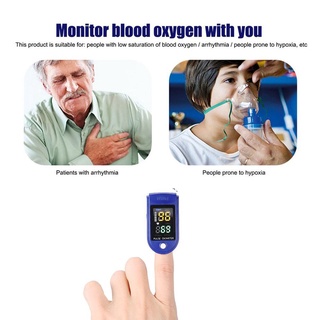 [juejiang] monitor de saturación de pulso Digital de cuatro colores/Sensor portátil de oxígeno (8)
