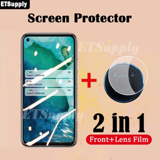 2 en 1 Nokia 5.4 Protector de pantalla de vidrio templado película + Nokia 5.4 lente de cámara Protector de vidrio película