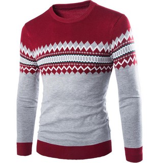 Jersey de invierno de los hombres suéter caliente Casual Slim Fit hombres suéter de moda nuevos Tops
