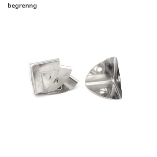 begrenng - soportes de esquina de metal plateado (4 unidades) (2)