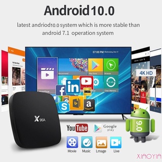 Conjunto Android 10.0 Tv Box 2.4ghz/5ghz Dual Band Wifi Set-Top Tv Box 16 2gb Ram Gb Rom 3d 4k Hdr10 H.265 Android Set-Top Tv Box Xy