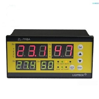 zl-7918a controlador automático multifuncional incubadora automática temperatura humedad controlador xm-18