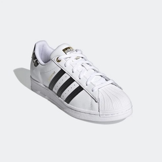 Adidas SUPERSTAR blanco zapatos de los hombres/negro CORE LEOPARD ORIGINAL