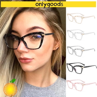 Only lentes de computadora cuadradas para mujer/gafas de ojo de gato/cuidado de la visión de gran tamaño/moda Retro clásica/Multicolor