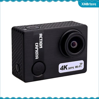 4k 16mp action cam wifi 30m cámara subacuática, cámara de casco con lente de gran angular de 170 grados y pantalla ips de 2.0 pulgadas