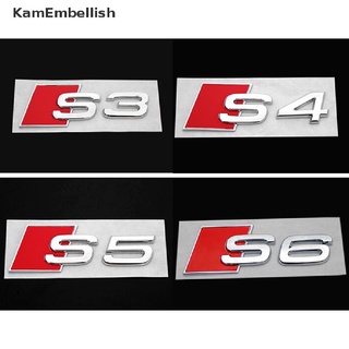 3d aleación S3 S línea coche cola pegatina emblema insignia logotipo Metal trasero cola insignia nueva {bigsale}