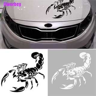 [ffwerbey] 30 cm nuevo 3d scorpion coche pegatinas de estilo de coche pegatina para coches decoración diy