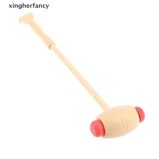 XFCO Body Massager Claw Double-head Hammer Stick Bamboo Wooden Back Scratcher New