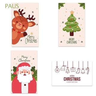 paus lindo diseño 50 tarjetas de regalo decoración de navidad para año nuevo feliz navidad tarjeta de felicitación tarjetas de regalo árbol de navidad embalaje 2022 gracias sobre
