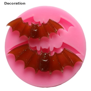 Decoración de Halloween Bat Chocolate molde de silicona DIY Fondant pastel para hornear herramientas esperanza usted puede disfrutar de sus compras