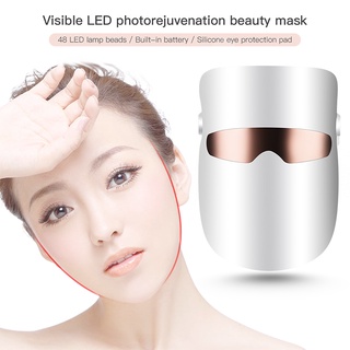 CkeyiN LED máscara Facial fotón Facial piel rejuvenecimiento blanqueamiento máscara cara luz terapia arrugas acné belleza piel herramienta