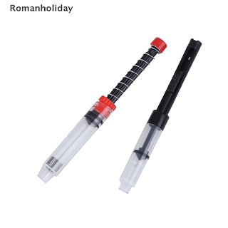 【Romanholiday】 5Pcs 3.4mm/2.6mm Meet Plastic Pump Cartridges Fountain Pen Converter CO