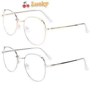 Lucky mujeres hombres Anti-azul gafas de luz Vintage Ultra ligero marco de orejas de gato gafas portátil lindo moda protección de los ojos gafas de ordenador