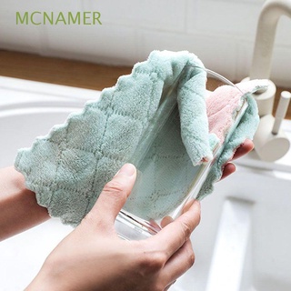 mcnamer toalla de limpieza suave toalla de lavado de vajilla toalla de microfibra super absorbente para el hogar de cocina de alta eficiencia herramientas de cocina/multicolor
