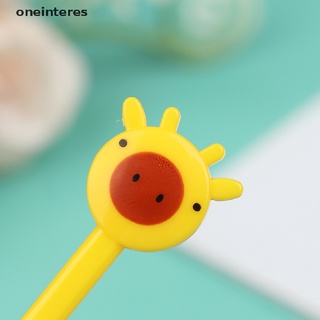 10pcs mini animal farmkids tenedor de frutas de dibujos animados snack pastel postre comida palillo de dientes. (5)