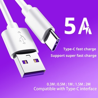 Hot 5A Super Fast cargador USB C Cable carga rápida 3.0 tipo C carga