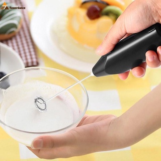Herramientas de cocina café eléctrico espumador de leche espumador de bebida batidor mezclador de huevos batidor Mini mango agitador hogar conveniente herramienta FLOWERDANCE