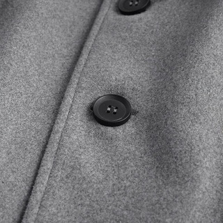 Abrigo De invierno ajustado De moda para hombre/abrigo largo cálido Formal (9)