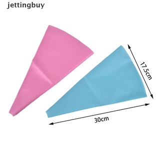 [Jettingbuy] 16 pzs boquillas de silicón/accesorios de cocina/bolsa de pastelería/boquilla de acero inoxidable DIY para pastel