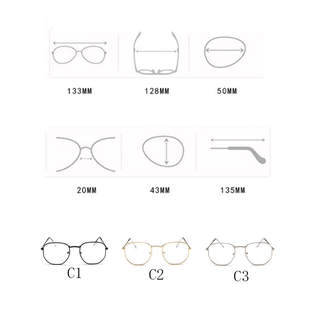 plano hexagonal gafas de lente masculino/mujer estilo/vintage femenino cuadrado sexy metal gafas retro moda unisex para las mujeres poligonal salvaje señoras gafas (2)